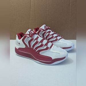 Nike Men's KD 18 White/Red Kevin Durant Basketball Shoes IH5096-103 Size 10